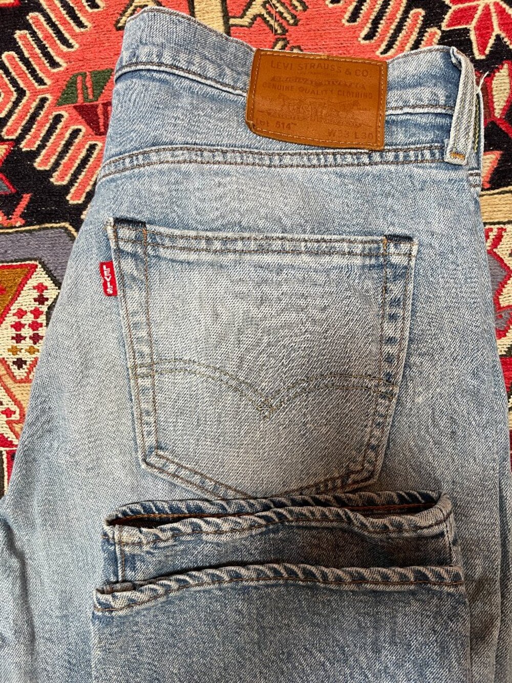 Levi's 514 blue jeans 34x30